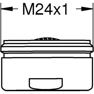 Grohe M24x1 - Aireador (2 unidades) (Ref. 40451000
