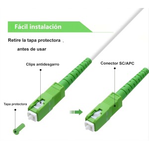 Cable fibra optica router SC/APC- SC/APC para Movi
