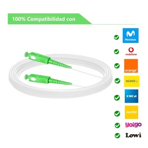 Cable fibra optica router SC/APC- SC/APC para Movi