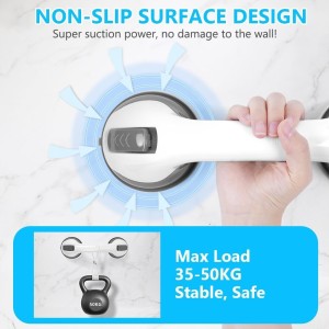 ACWOO 29.5CM Agarraderas de Baño con Ventosa, 2PCS