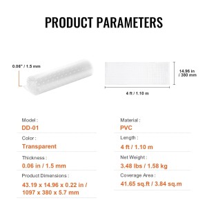 VEVOR Protector de Alfombra para Mascotas, a Prueb