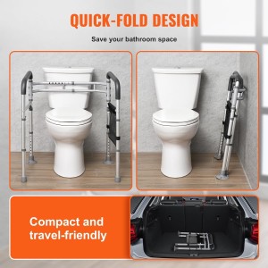 VEVOR Pasamanos de Seguridad para Inodoro Asiento