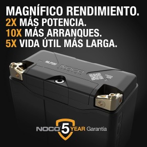 NOCO Lithium NLP20: Batería de Litio 600A, 12V 7Ah