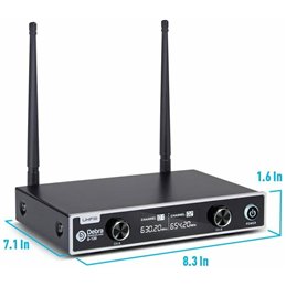 MICROFONOS DEBRA D-120 , 1HANDHELD , 1 LAVALIER , 1 HEADSET