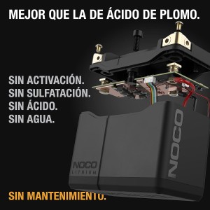 NOCO Lithium NLP20: Batería de Litio 600A, 12V 7Ah