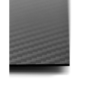 QWORK 3K Lámina de fibra de carbono, 200 x 250 x 1
