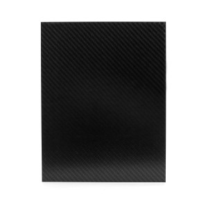 QWORK 3K Lámina de fibra de carbono, 200 x 250 x 1