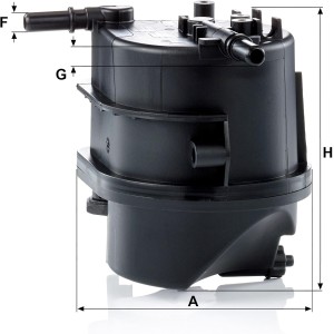 MANN-FILTER WK 939 Filtro de combustible