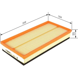 Bosch S3081 Filtro de Aire para Coche
