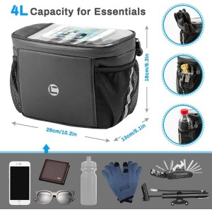 Bolsa para Manillar de Bicicleta