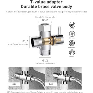 WEIDMAX Bidet de mano pulverizador