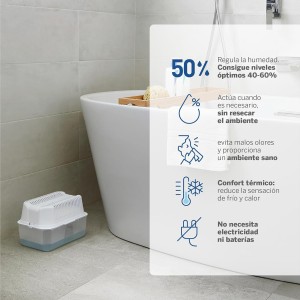 HUMYDRY - Pack 4 Recambio Deshumidificador 1kg – Sin Perfume