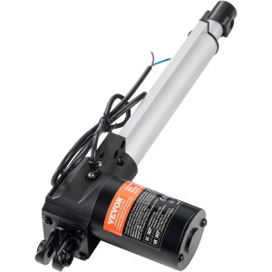 VEVOR Actuador Lineal de 12V, Actuador de Movimiento Lineal de Alta Resistencia 200mm 6000N