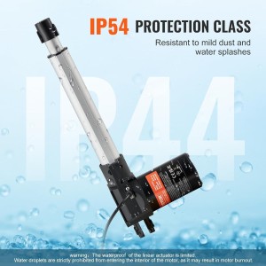 VEVOR Actuador Lineal de 12V, Actuador de Movimiento Lineal de Alta Resistencia 200mm 6000N