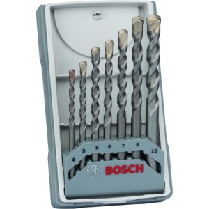 Bosch Professional 2 607 017 082 - Juego de 7 brocas para hormigón