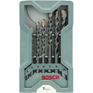 Bosch Professional 2 607 017 082 - Juego de 7 brocas para hormigón