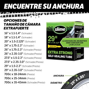 Slime 30073 Cámara de Aire para Bicicleta