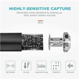 Microfono de Condensador Kit, ZINGYOU BM-800 Micro Set Estudio Profesional