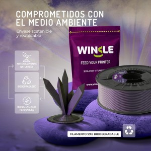 WINKLE Filamento PLA HD Interferencia Violeta Ágata | Filamento Impresora 3D