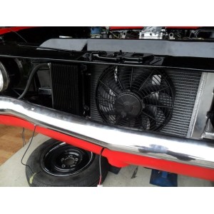 Ventilador eléctrico universal de 12 pulgadas para coche, 12 V, 80 W