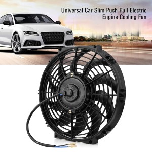 Ventilador eléctrico universal de 12 pulgadas para coche, 12 V, 80 W