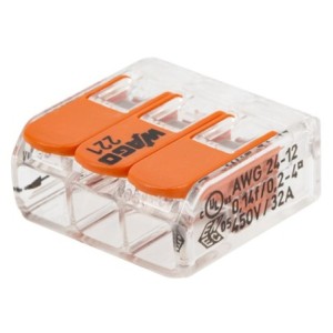 Wago Caja de 50 terminales de conexión 3 entradas