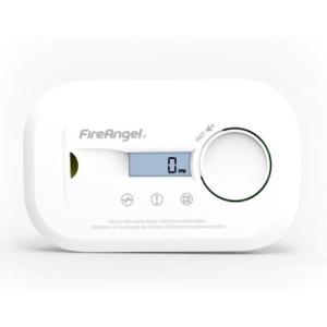 Fire Angel Detector de Monóxido de Carbono Digital con Pantalla LCD y Sensor de CO