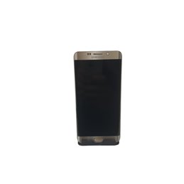 PANTALLA CON MARCO DORADA DESMONTAJE S6 EDGE +