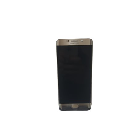 PANTALLA CON MARCO DORADA DESMONTAJE S6 EDGE +