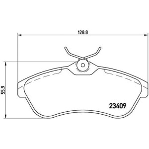 Brembo P 61 075 Pastillas de Frenos