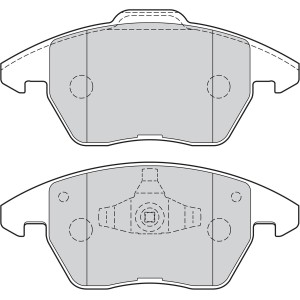 VALEO Pastillas de freno Essential 301715, Juego de 4 pastillas Eje delantero