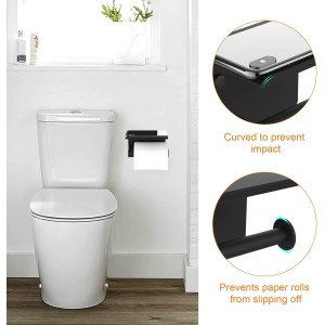 Ibergrif MK34053B - Portarrollos Adhesivo Sin Tapa de Papel Higiénico