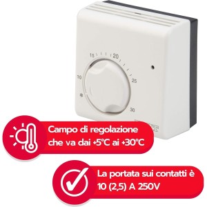 POLY POOL PP1461 Termostato electromecánico 230V