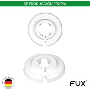 FUX 10 Rosetas para tuberias de calefaccion radiator, 12mm-35mm
