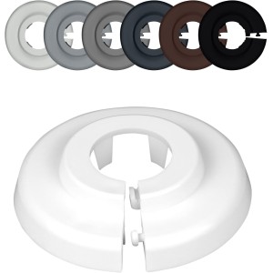 FUX 10 Rosetas para tuberias de calefaccion radiator, 12mm-35mm