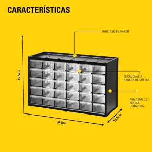 STANLEY Organizador de 5 niveles de 30 cajones, Ma