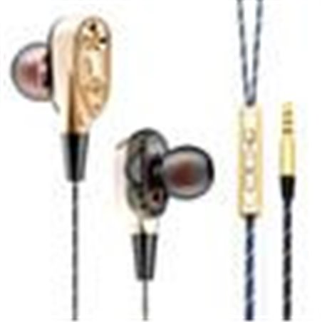 Auriculares de cuatro núcleos Big Bass con audífonos intrauditivos