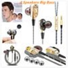 Auriculares de cuatro núcleos Big Bass con audífonos intrauditivos
