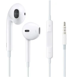 Auriculares de boton con cable