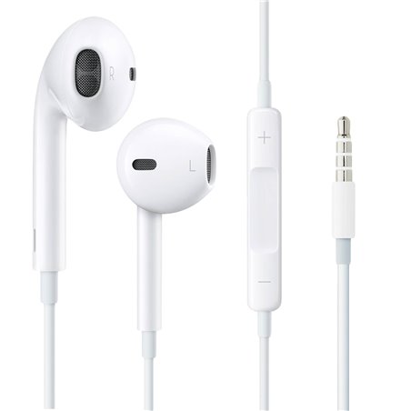 Auriculares de boton con cable