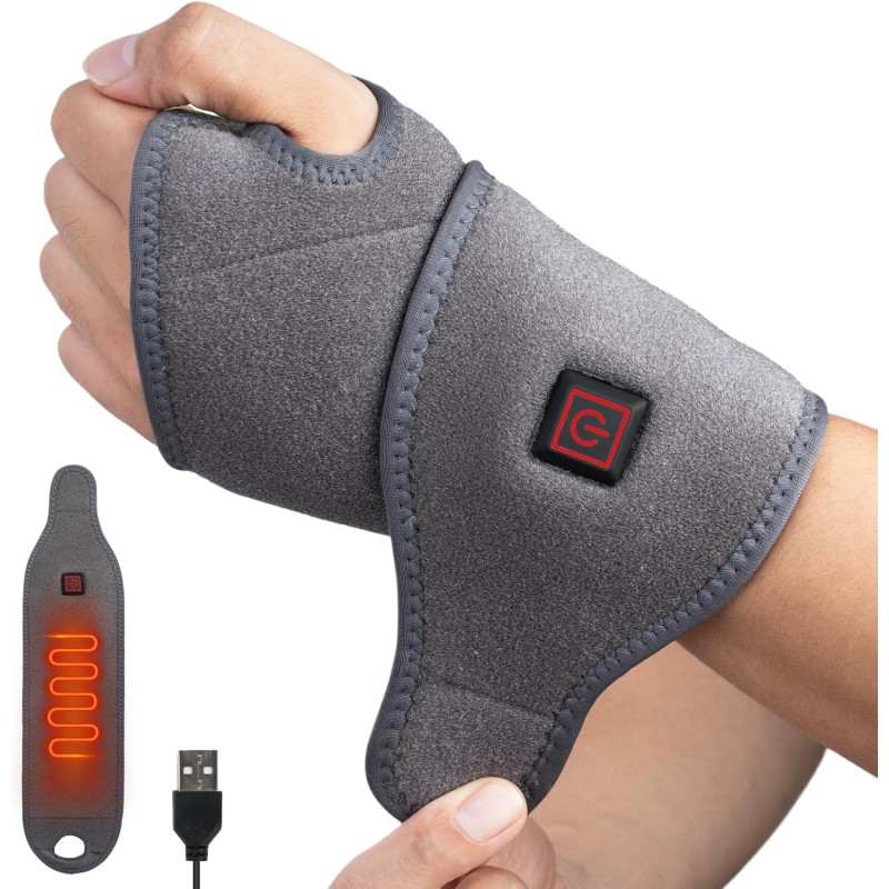 Muñequera caliente USB para alivio del dolor de muñeca
