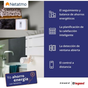 Netatmo Valvulas Termostaticas WiFi Inteligente, Control Remoto