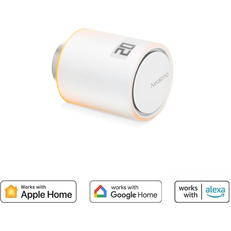 Netatmo Valvulas Termostaticas WiFi Inteligente, Control Remoto