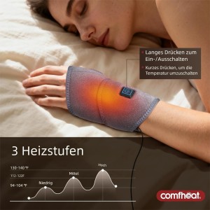 Muñequera caliente USB para alivio del dolor de muñeca