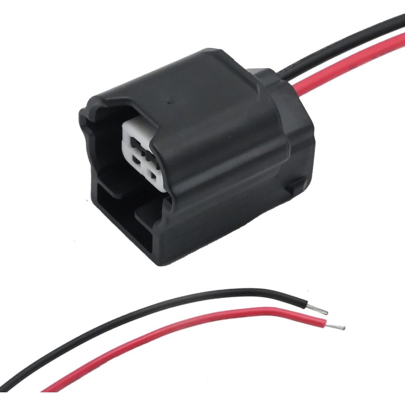 Hoypeyfiy Conector de enchufe de sensor ABS de 2 pines, conector de sensor ABS