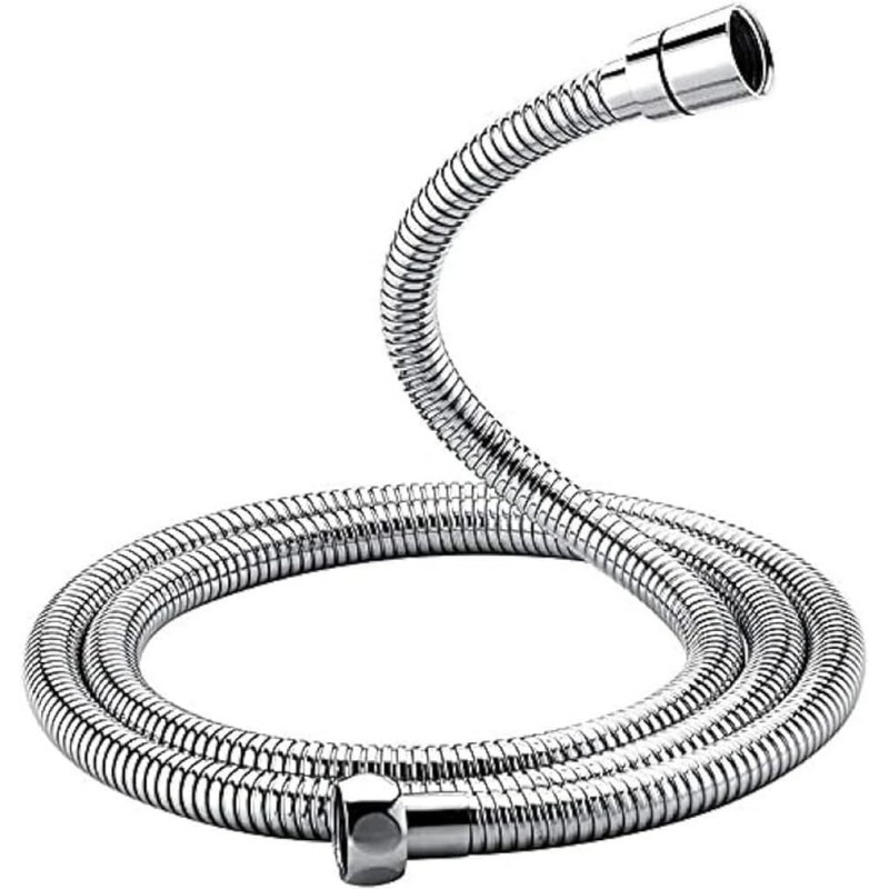 GRIFEMA G851-18 Manguera Ducha, 1.8 m, Flexo de Acero, Plata, 1.8M