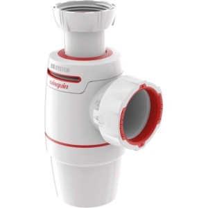 Wirquin D40 30722160 Neo Air - Sifón para lavabo, diámetro 40, color blanco