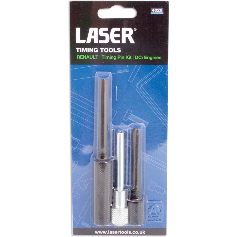 LASER TOOLS 4020 Herramienta de montaje correa distribución negro/plata