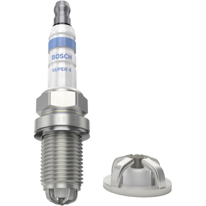 Bosch Super 4 0242232802 (N50) - Juego de 4 Bujías de Encendido