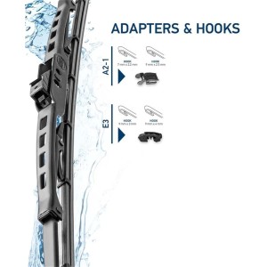 HELLA 9XW 190 253-171 Metal Wiper Limpiaparabrisas - WPR17